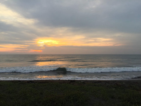 ある日の朝の宮崎の海
